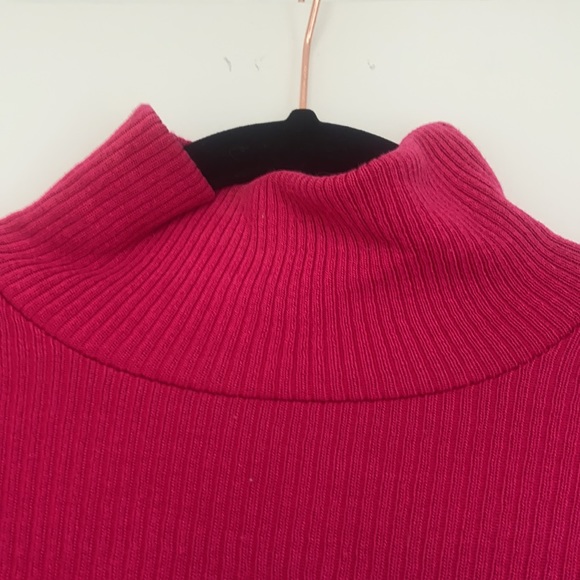 Dynamite Pink Turtle Neck Dress - Picture 4 of 8